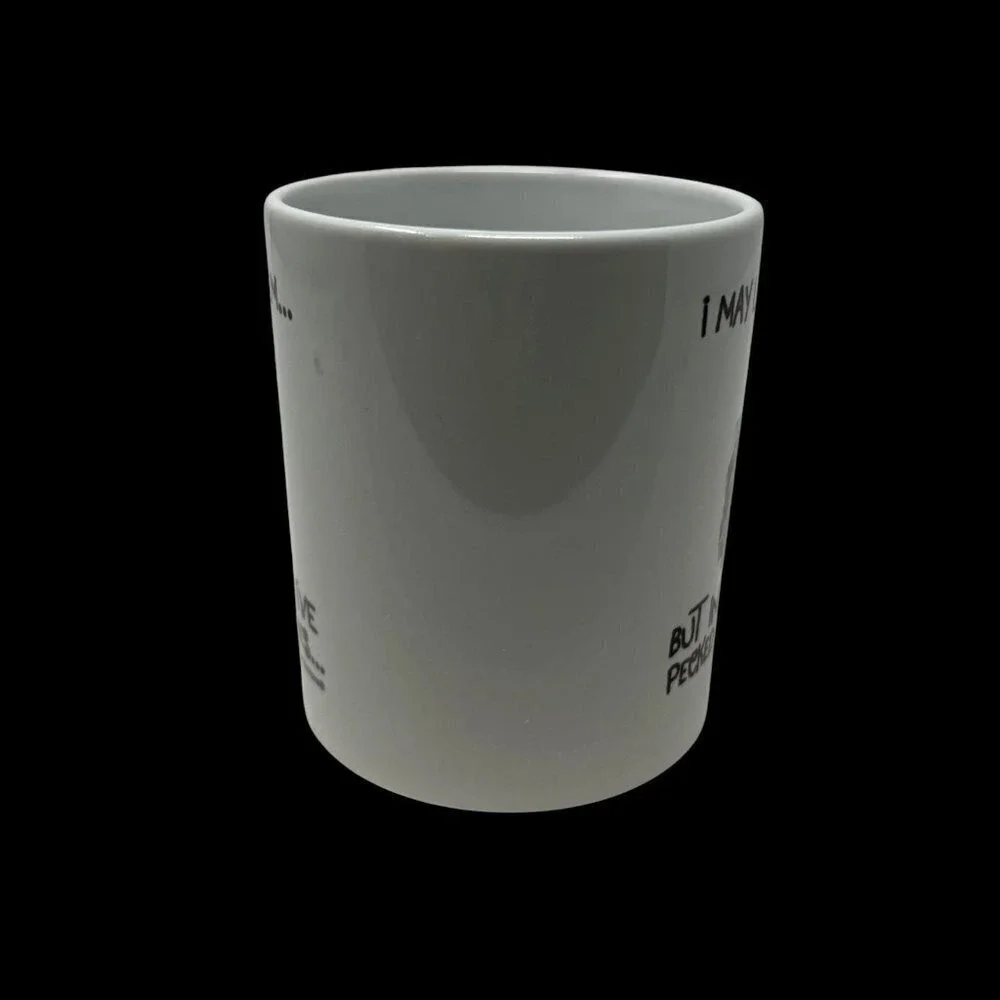 I May Look Calm But in My‎ Head I've Pecked You 3 Times Mug Rooster Coffee Cup